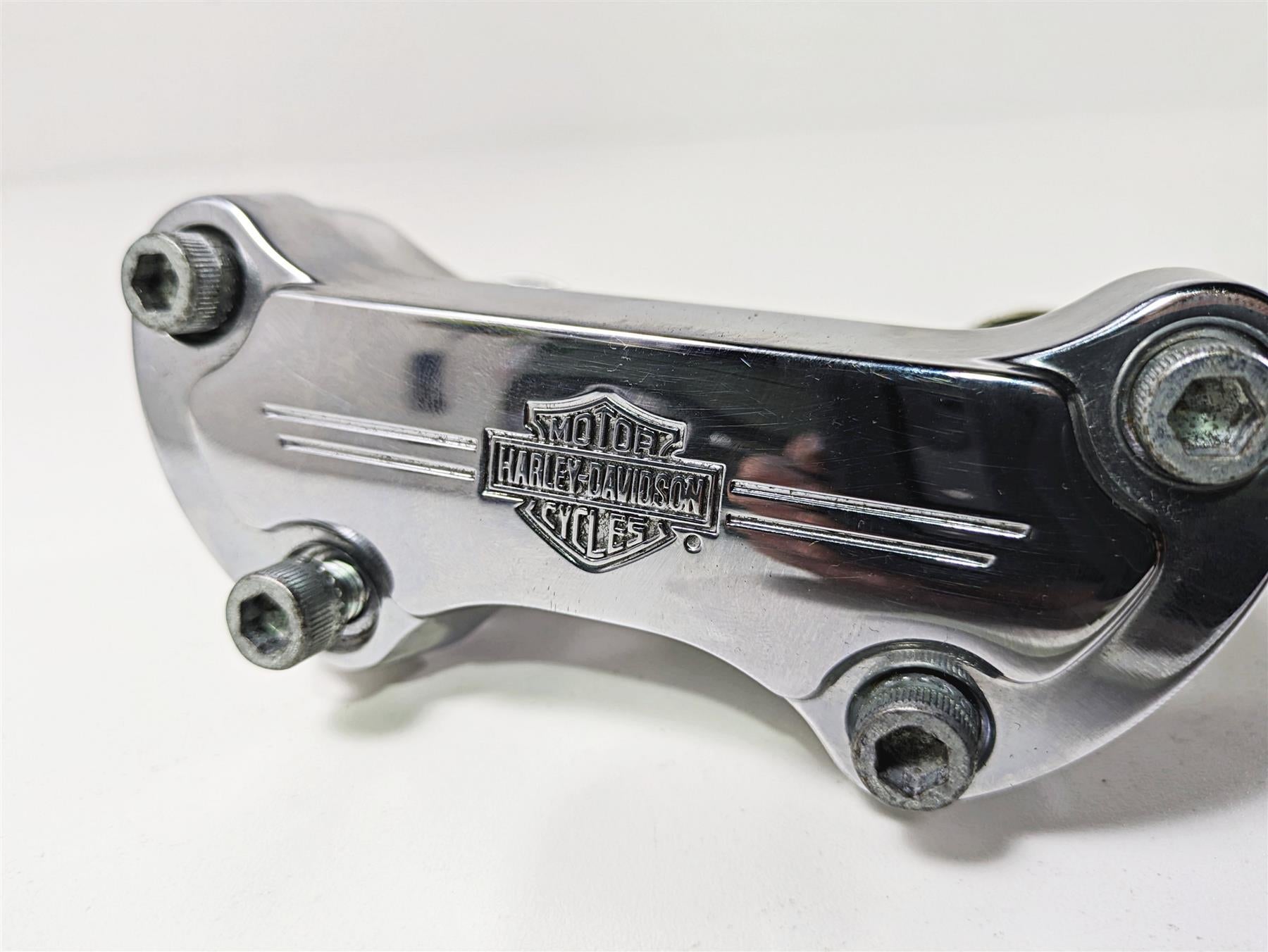 2003 Harley FLSTC Softail Heritage 100th Handlebar Holder Riser Set 56567-86B {{ shop.shopifyCountryName }} - Mototech271