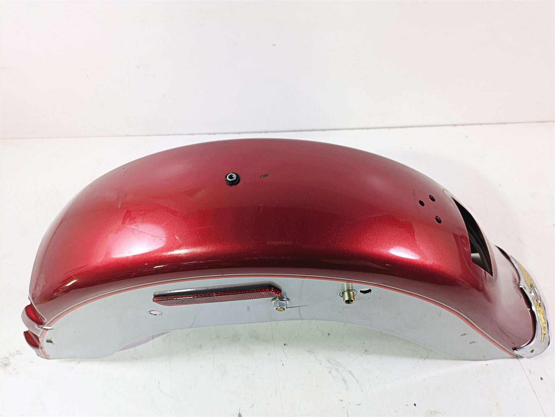 2004 Harley Softail FLSTF Fat Boy Rear Fender Sierra Red 59596-00A {{ shop.shopifyCountryName }} - Mototech271