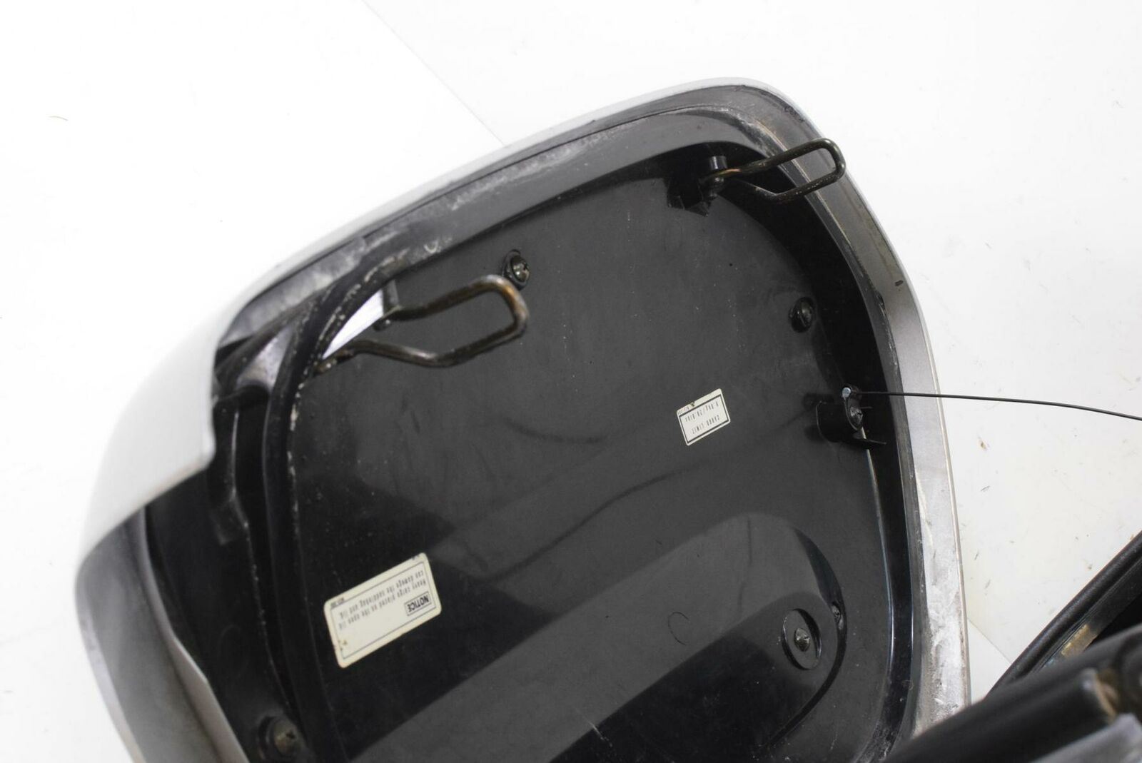 2005 Honda Goldwing GL1800 Left Silver Saddlebag With Light 81411-MCA- {{ shop.shopifyCountryName }} - Mototech271