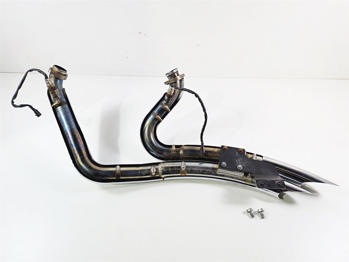 2009 Harley FXCWC Softail Rocker Vance & Hines Big Radius Exhaust System 26079 {{ shop.shopifyCountryName }} - Mototech271
