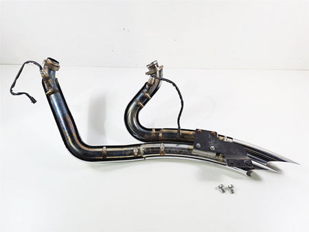 2009 Harley FXCWC Softail Rocker Vance & Hines Big Radius Exhaust System 26079 {{ shop.shopifyCountryName }} - Mototech271
