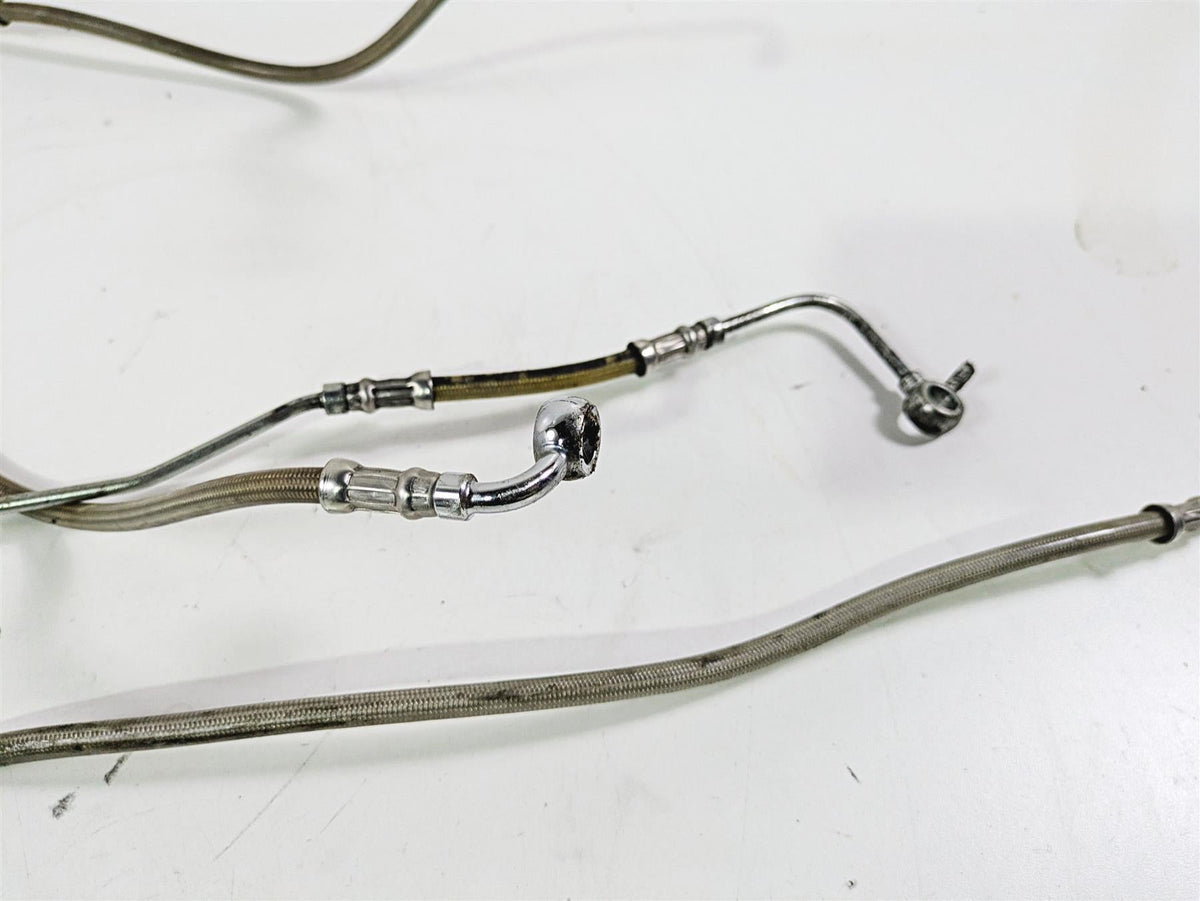 2011 Harley Touring FLHTCUSE CVO E-Glide Front Abs Brake Line Set 16" Bars {{ shop.shopifyCountryName }} - Mototech271