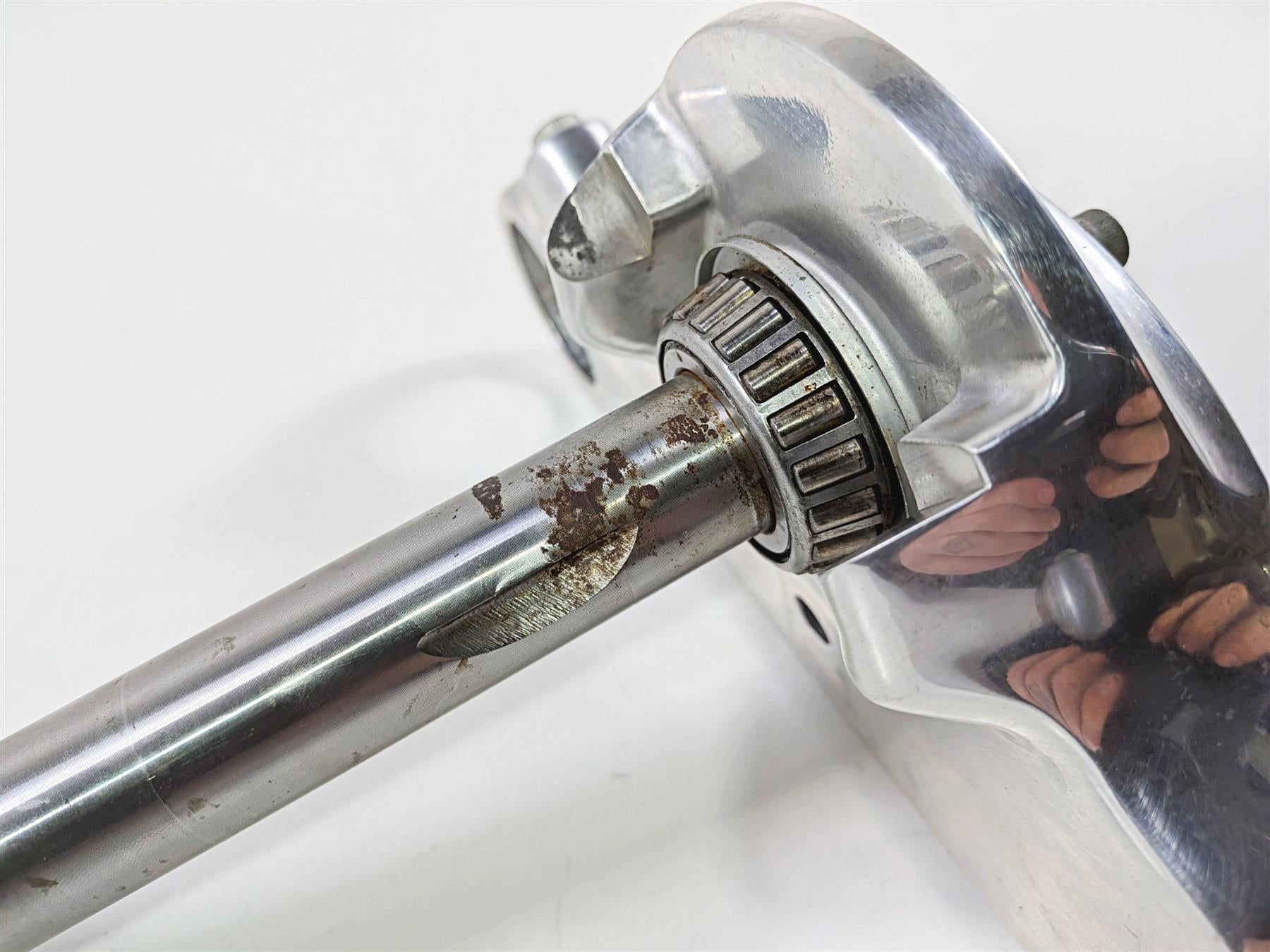 2014 Harley FXSB Softail Breakout Lower Triple Tree Steering Clamp 45900073-Mototech271