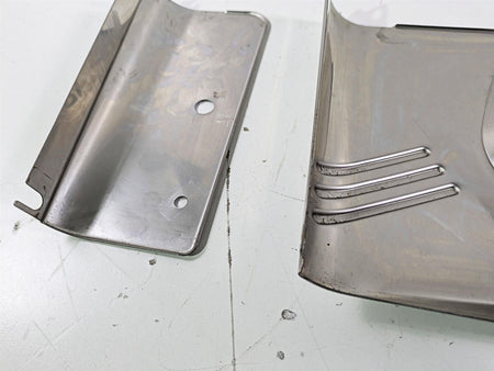 2004 Harley Softail FLSTF Fat Boy Headlight Fork Tube Cover Set 67808-86 {{ shop.shopifyCountryName }} - Mototech271
