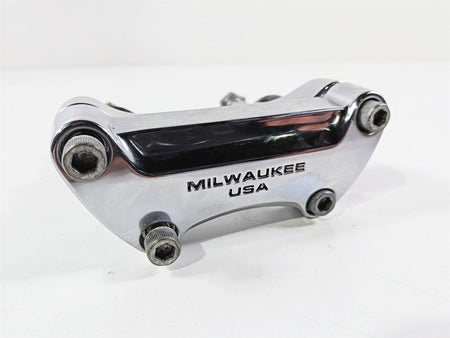 2011 Harley FXDF Dyna Fat Bob Chrome Milwaukee Handlebar Riser Clamps 55900025 {{ shop.shopifyCountryName }} - Mototech271