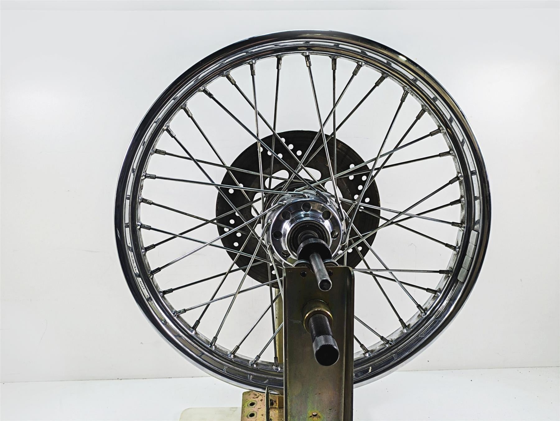 2000 Harley FXSTS Softail Springer Chrome Spoke Front Wheel 21x2.15 43662-80B | Mototech271