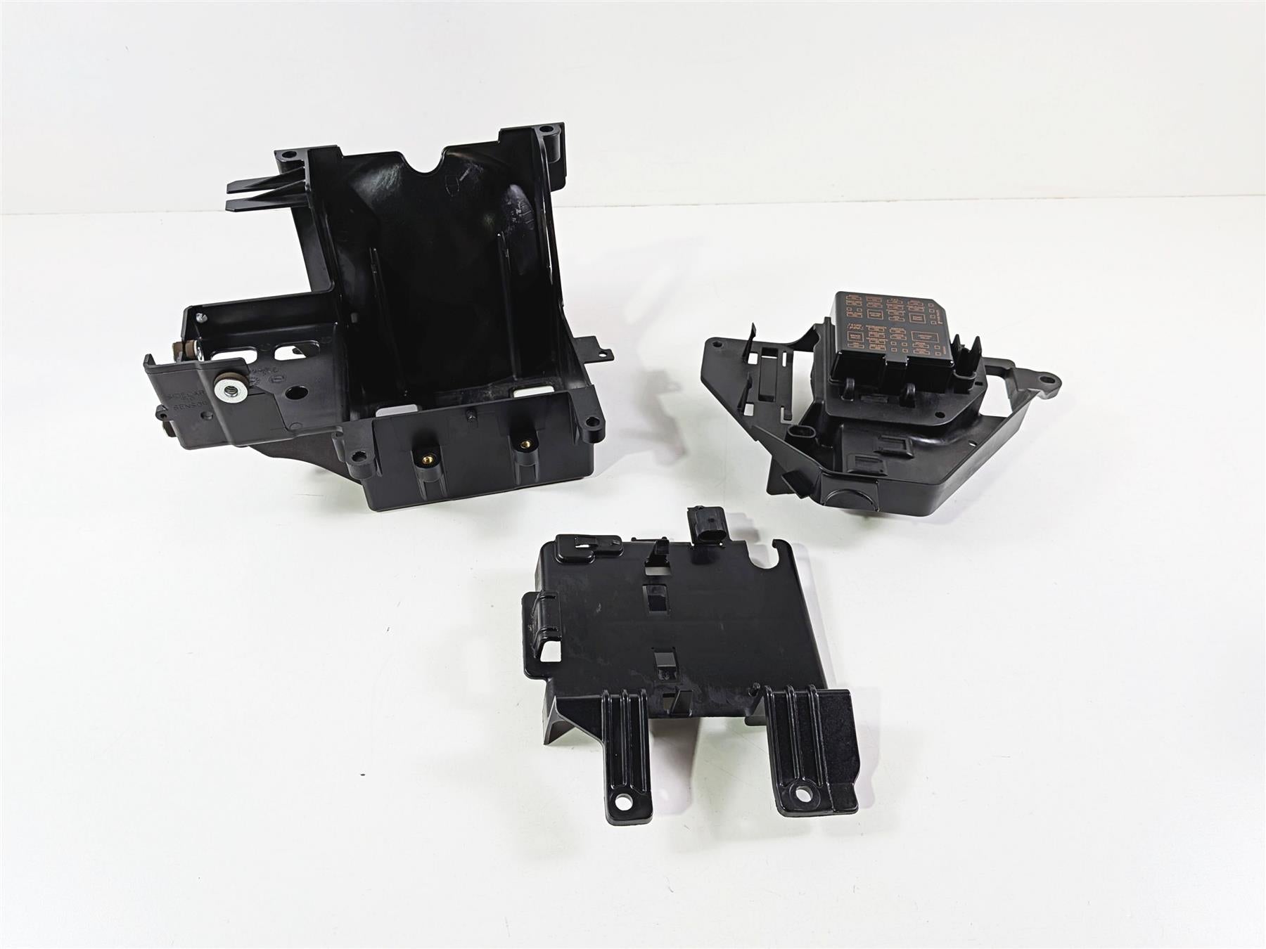 2011 Harley Touring FLHTCU CVO Electra Glide Battery Electric Tray Set 66281-09B-Mototech271