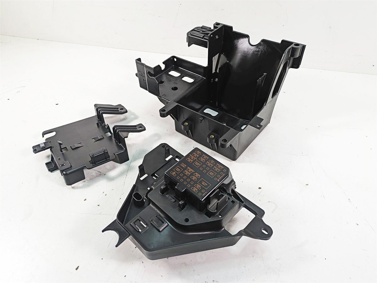 2013 Harley Touring FLHX Street Glide Electrical Battery Holder Set 66281-09B {{ shop.shopifyCountryName }} - Mototech271