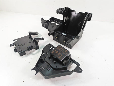 2013 Harley Touring FLHX Street Glide Electrical Battery Holder Set 66281-09B {{ shop.shopifyCountryName }} - Mototech271