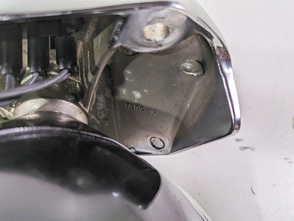 2003 Harley Dyna FXDL Low Rider 100TH Headlight Head Light & Visor 67672-96B {{ shop.shopifyCountryName }} - Mototech271