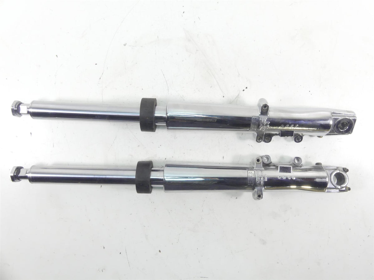 2005 Harley Touring CVO FLHTCSE Electra Glide 41mm Chrome Dual Brake Fork Legs {{ shop.shopifyCountryName }} - Mototech271