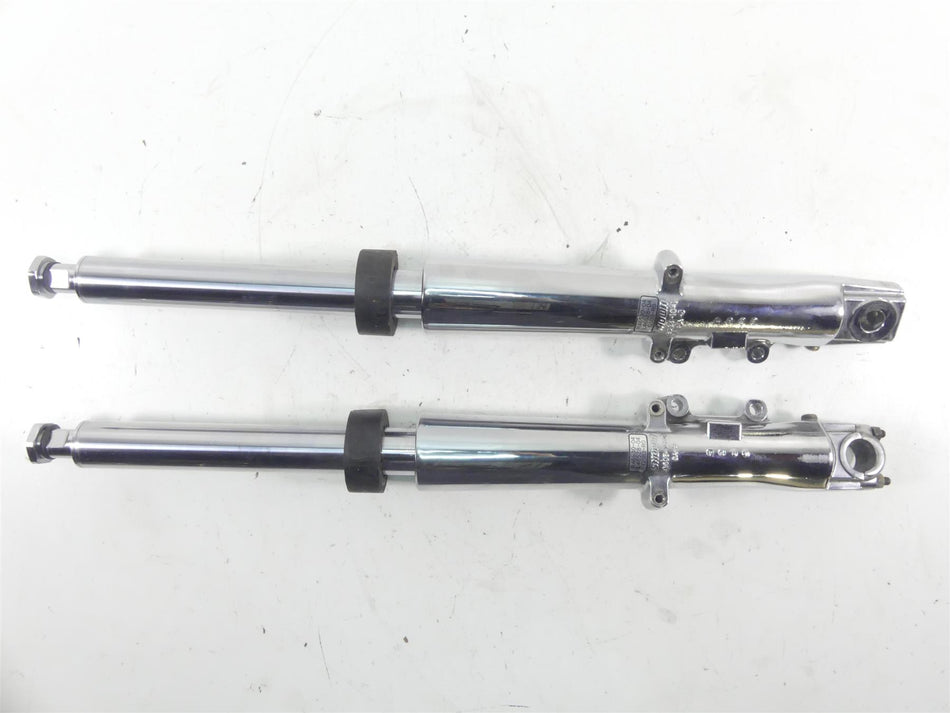 2005 Harley Touring CVO FLHTCSE Electra Glide 41mm Chrome Dual Brake Fork Legs {{ shop.shopifyCountryName }} - Mototech271