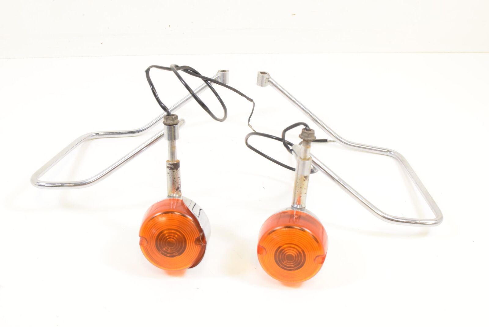 1992 Harley Dyna FXDC Super Glide Custom Rear Turn Signal Saddlebag Mount SET {{ shop.shopifyCountryName }} - Mototech271