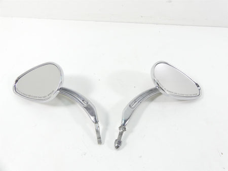 2004 Harley FLHTC SE CVO Electra Glide Nice Chrome Tear Drop Mirror Set 91928-03 {{ shop.shopifyCountryName }} - Mototech271