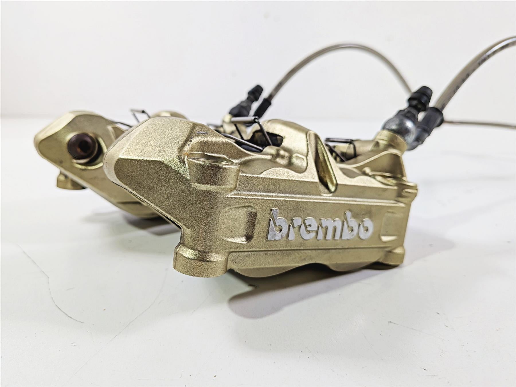 2008 Aprilia RSVR 1000 Factory Front Brembo Brake Caliper Golden 100mm AP8133590 {{ shop.shopifyCountryName }} - Mototech271