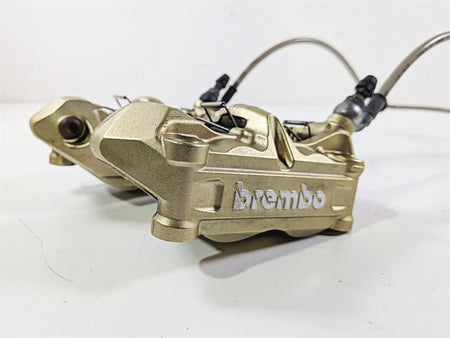 2008 Aprilia RSVR 1000 Factory Front Brembo Brake Caliper Golden 100mm AP8133590 {{ shop.shopifyCountryName }} - Mototech271