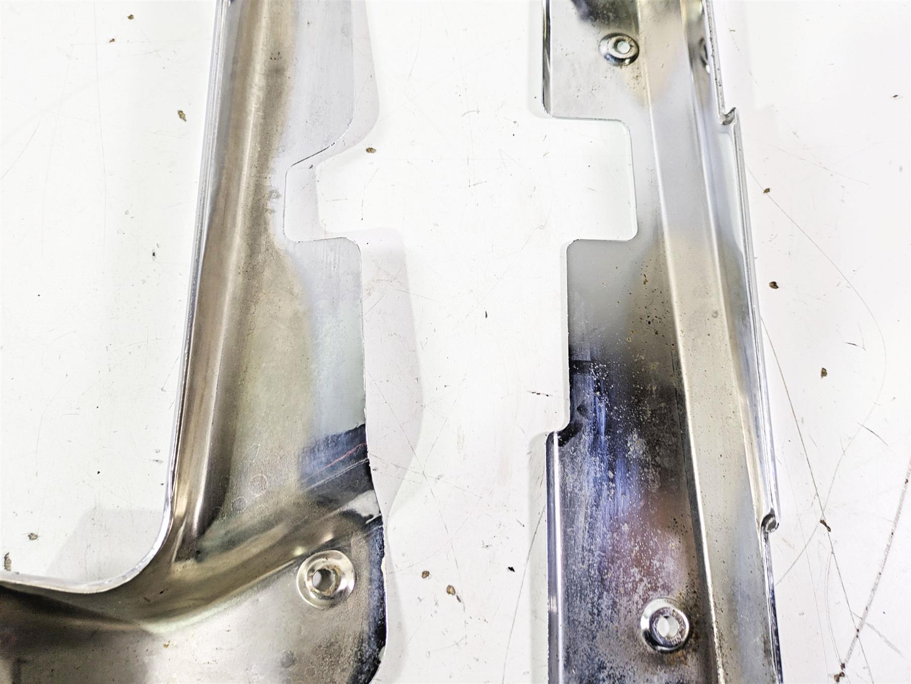 1998 Moto Guzzi California 1100 EV Lower Frame Chrome Cover Set GU03446900 {{ shop.shopifyCountryName }} - Mototech271