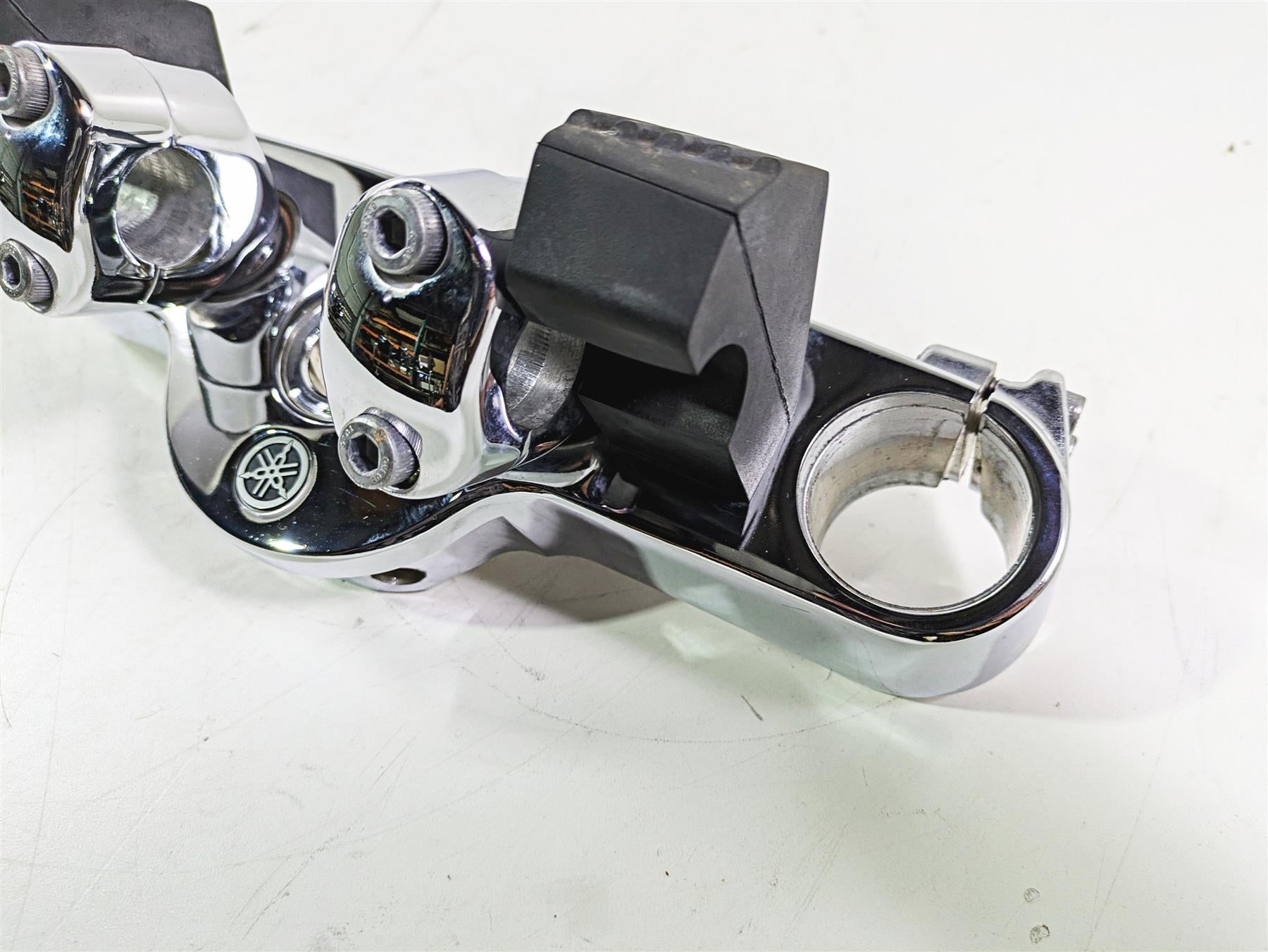 2008 Yamaha XVZ1300 Royal Star Upper Chrome Triple Tree Riser Set 4XY-W2341-00 {{ shop.shopifyCountryName }} - Mototech271
