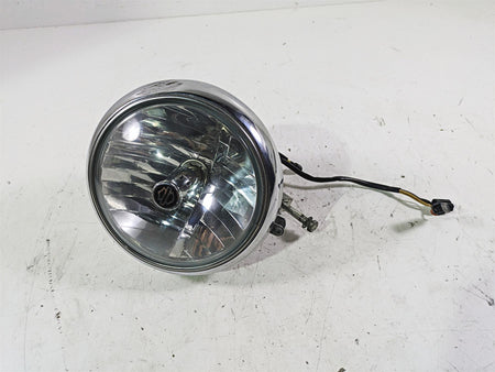 2005 Harley Softail FLSTFSE CVO Fat Boy Headlight Lamp & Bracket -Read 67903-00A {{ shop.shopifyCountryName }} - Mototech271