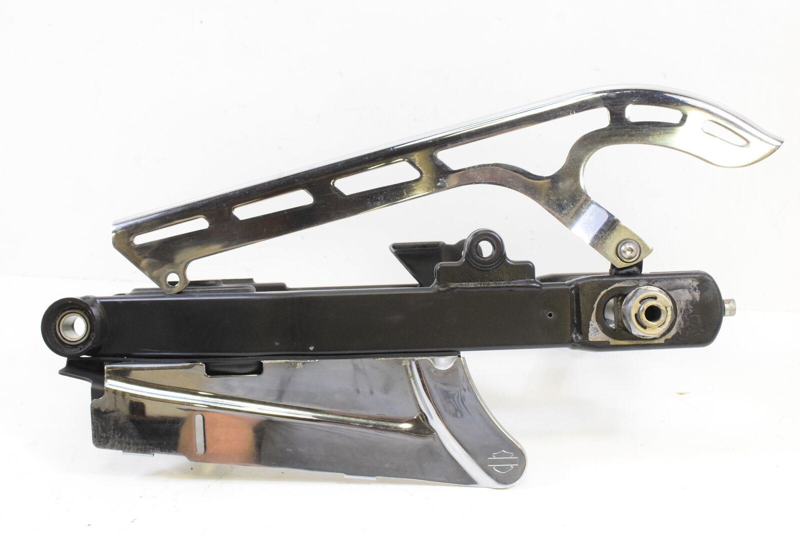 2010 Harley FXDFSE CVO Dyna Fat Bob Rear Swing Arm Swingarm Belt Guards 48656-10 {{ shop.shopifyCountryName }} - Mototech271