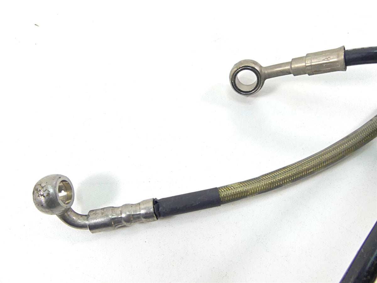 2012 Ducati Monster 1100 EVO Front Abs Brake Line Hose Set 61840942A 61841102A {{ shop.shopifyCountryName }} - Mototech271
