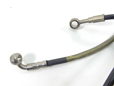 2012 Ducati Monster 1100 EVO Front Abs Brake Line Hose Set 61840942A 61841102A {{ shop.shopifyCountryName }} - Mototech271