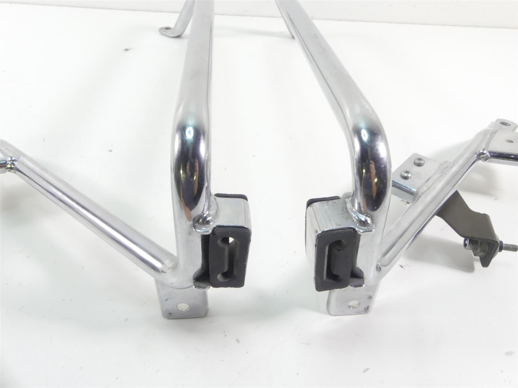 2012 Harley Touring FLHX Street Glide Nice Chrome Saddlebag Rails 49207-09 {{ shop.shopifyCountryName }} - Mototech271
