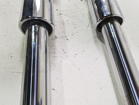 2005 Harley Softail FLSTFSE CVO Fat Boy Straight Chrome Front Fork Set 46310-05 {{ shop.shopifyCountryName }} - Mototech271