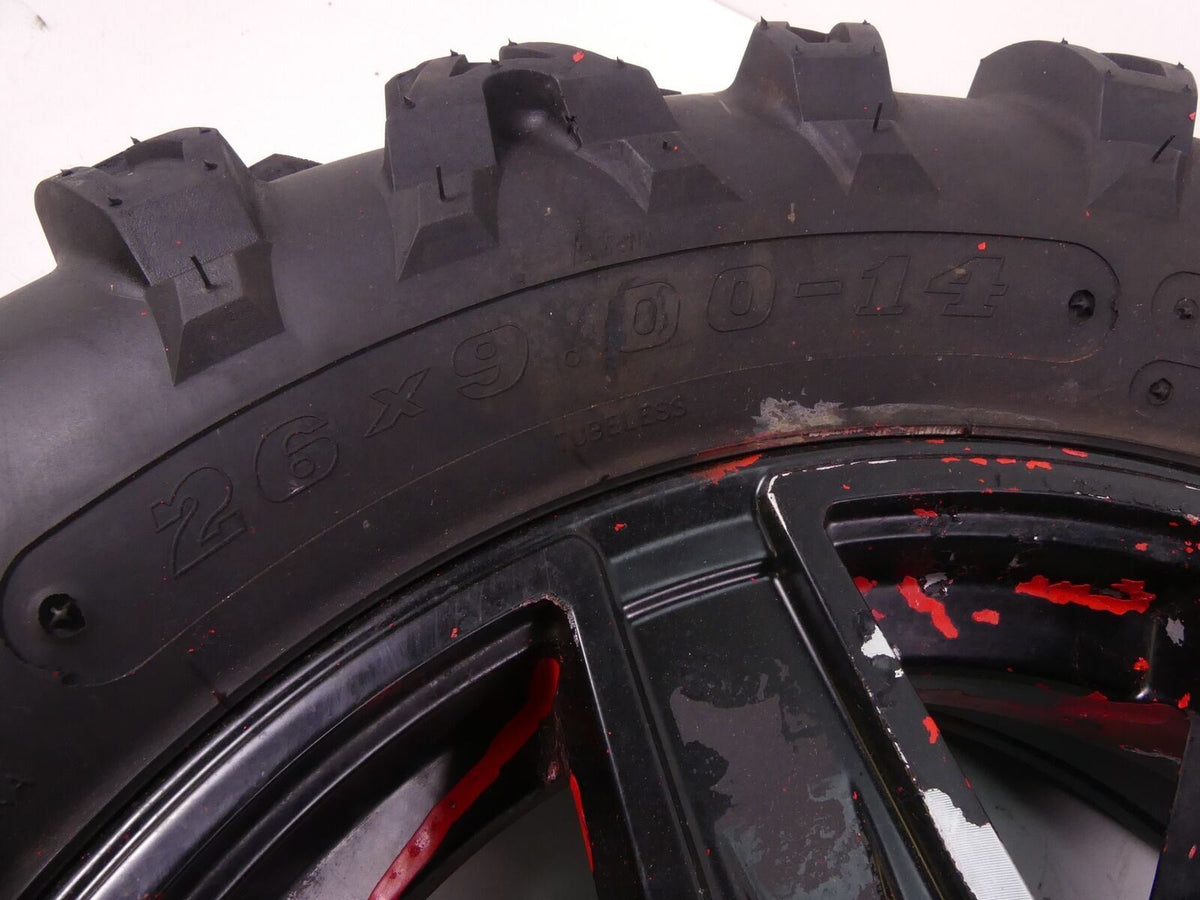 2016 Polaris Sportsman 850SP Front Left Wheel Rim 14x5.5 + CST Abuzz Tire 152210 {{ shop.shopifyCountryName }} - Mototech271