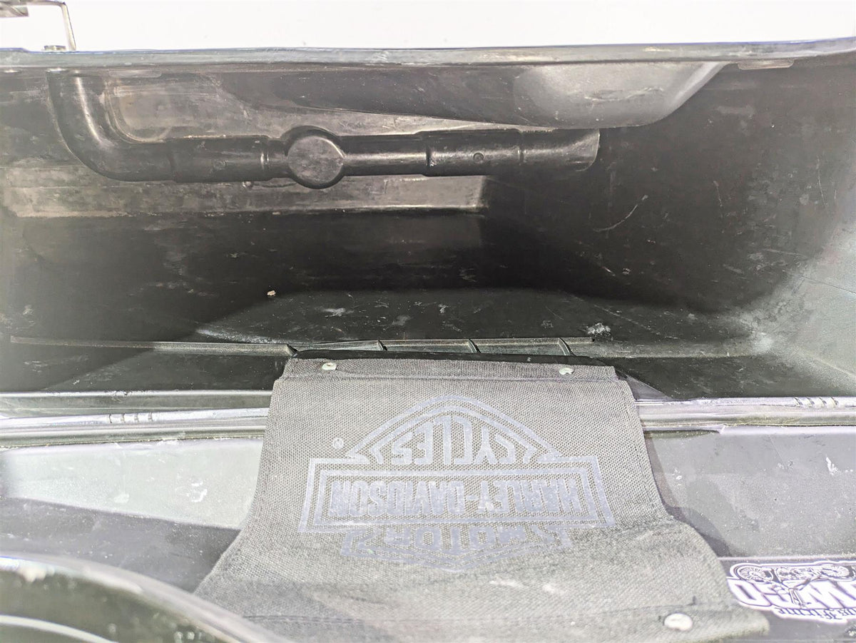 1998 Harley Touring FLHRCI Road King Stretched Saddle Bag Chrome Latches Set {{ shop.shopifyCountryName }} - Mototech271