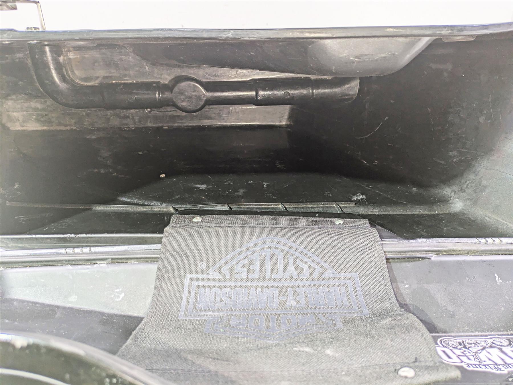 1998 Harley Touring FLHRCI Road King Stretched Saddle Bag Chrome Latches Set {{ shop.shopifyCountryName }} - Mototech271