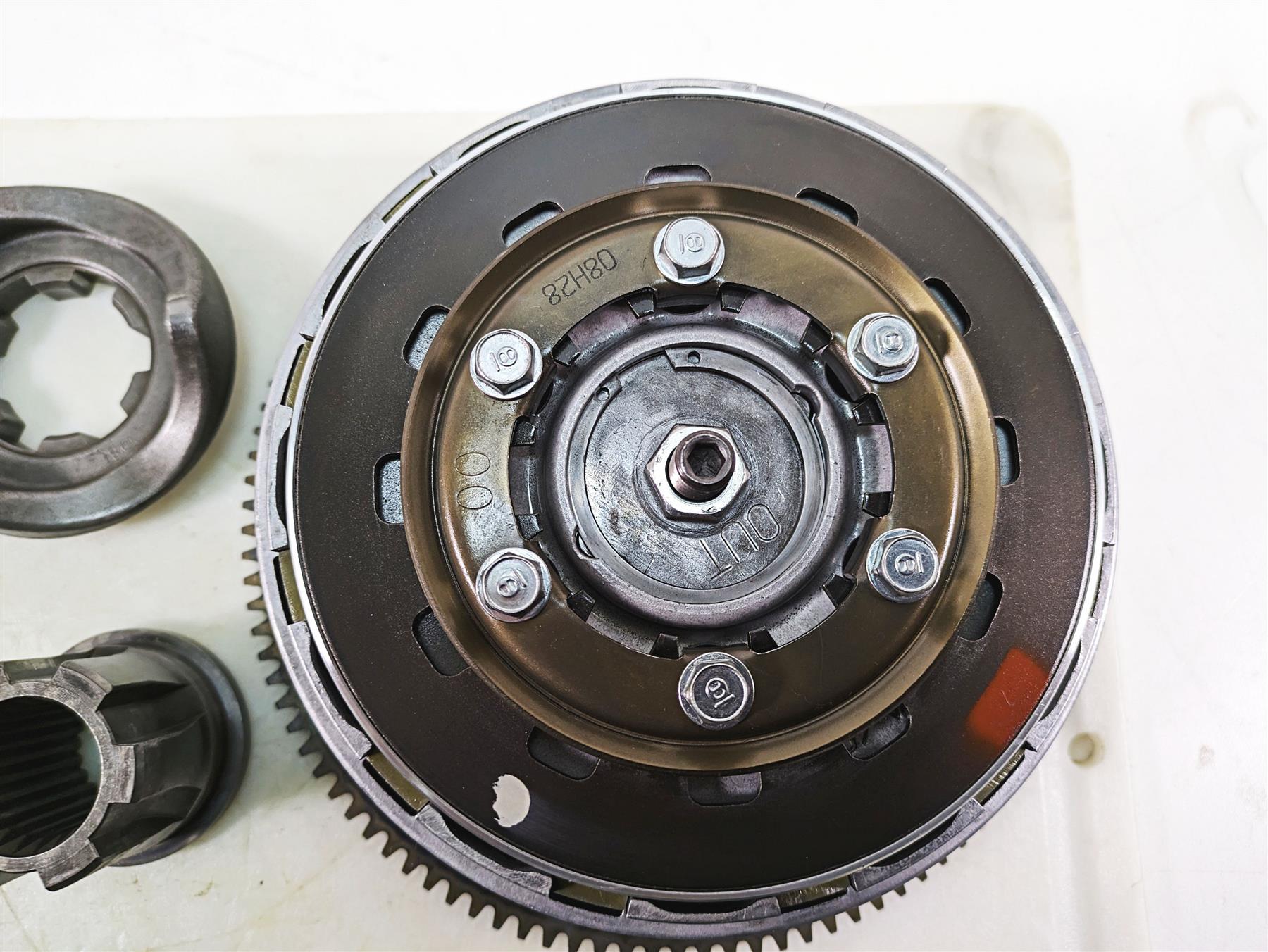 2009 Harley FXDF Dyna Fat Bob Primary Drive Clutch Kit 10k 37813-06A {{ shop.shopifyCountryName }} - Mototech271