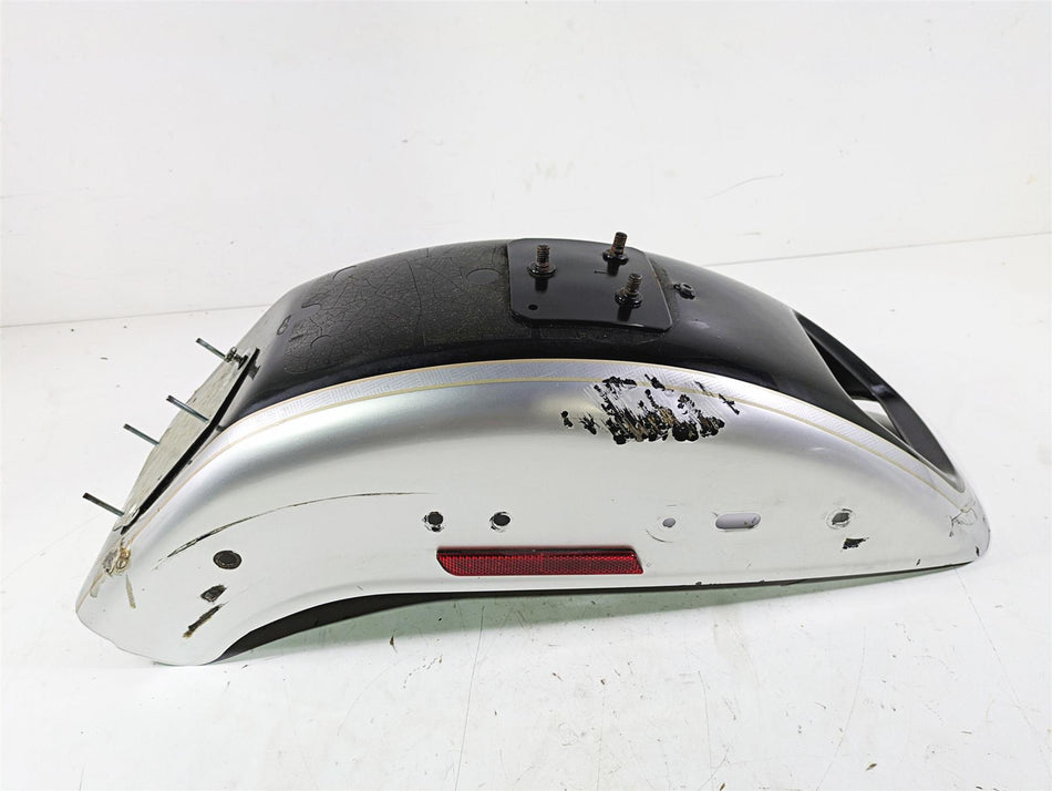 2003 Harley Softail FXSTDI Deuce 100th Rear Fender Sterling Silver 59759-00 {{ shop.shopifyCountryName }} - Mototech271
