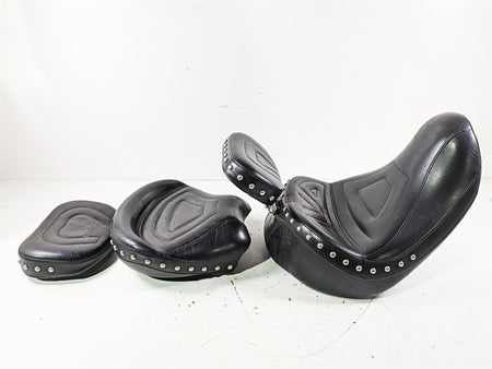 2002 Honda GL1500 CD Valkyrie Deluxe Ultimate Front Rear Lowrider Seat Saddle Set {{ shop.shopifyCountryName }} - Mototech271