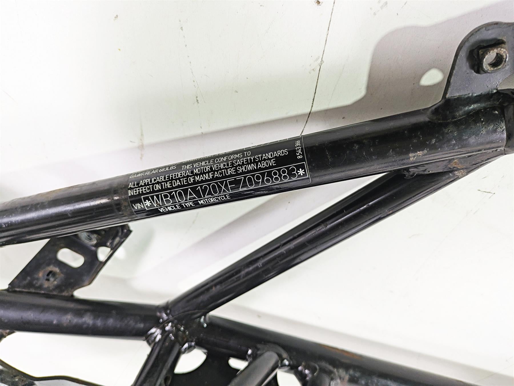 2015 BMW R1200GS Adv K51 Straight Main Frame Chassis With Texas Salvage Flood Title 46518550714 46518387837 {{ shop.shopifyCountryName }} - Mototech271