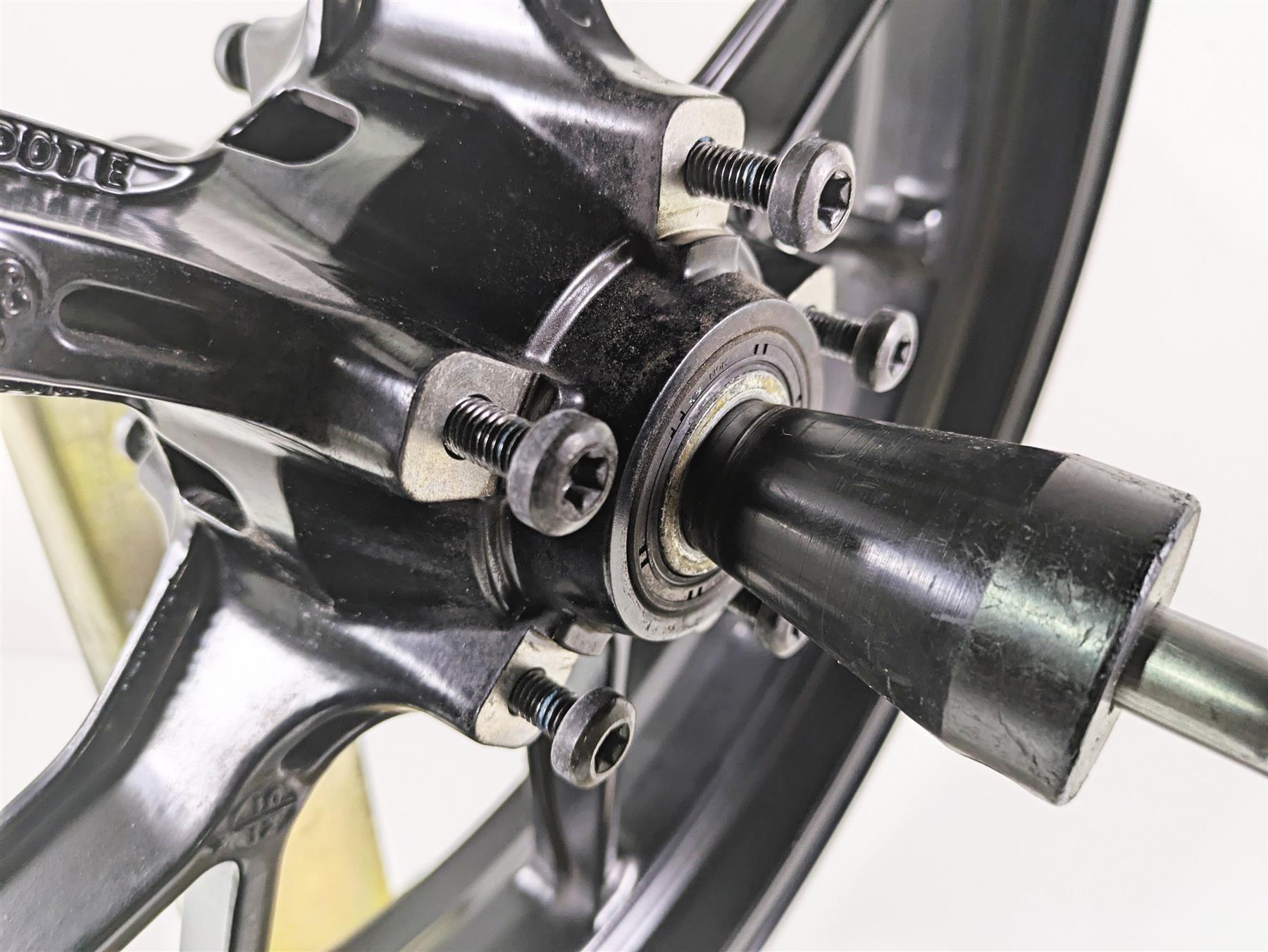 2012 Ducati Streetfighter 848 Straight Front Wheel Rim 17x3.5 Enkei 50121301AB {{ shop.shopifyCountryName }} - Mototech271