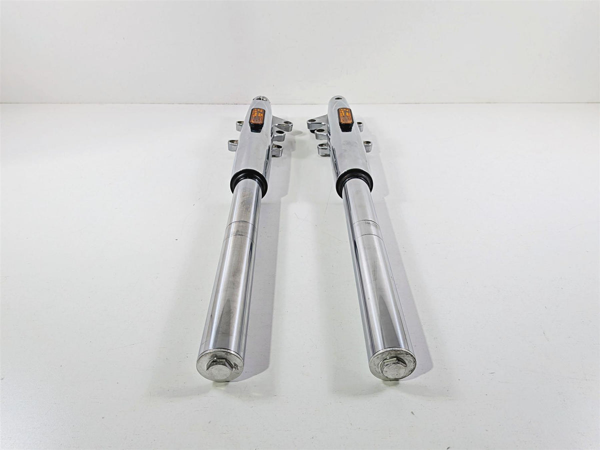 2015 Indian Chieftain Straight Chrome Front Fork Leg Set - 46mm 1824021 1824022-Mototech271