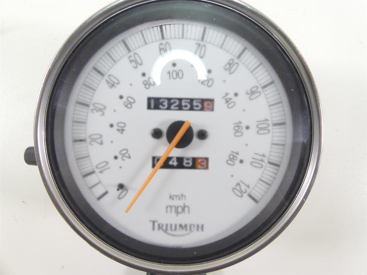 2002 Triumph Bonneville America Speedometer Gauges Instrument 13K T2505081 {{ shop.shopifyCountryName }} - Mototech271