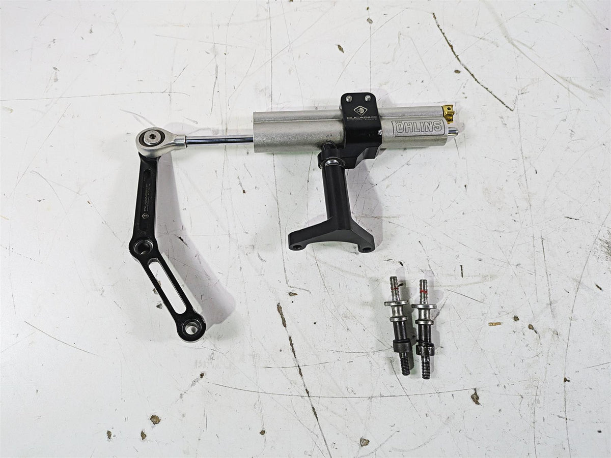 2017 Ducati Monster 1200 S Ohlins Steering Damper Stabilizer & Ducabike Mounts {{ shop.shopifyCountryName }} - Mototech271