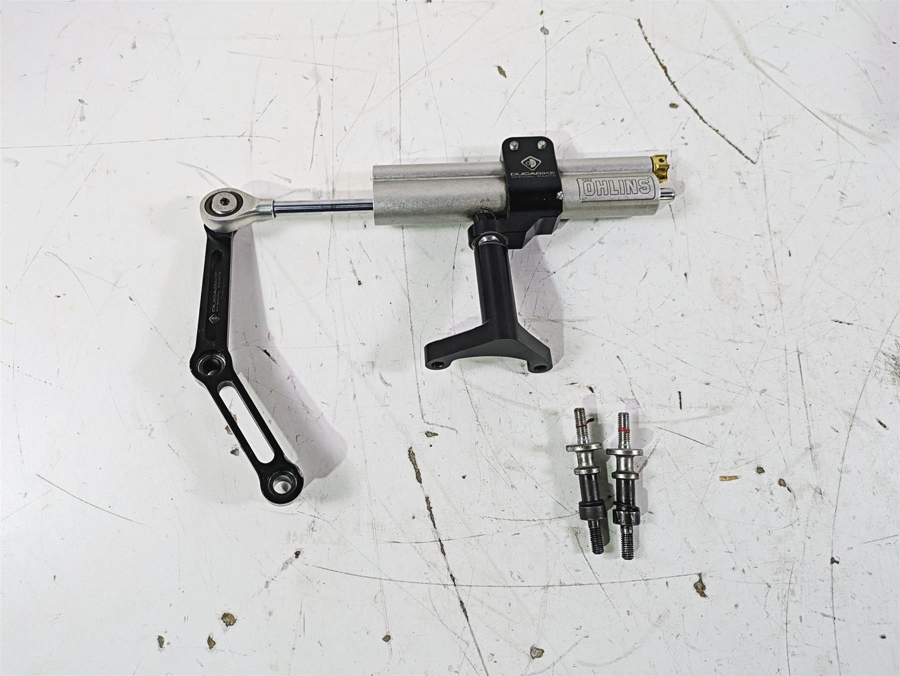 2017 Ducati Monster 1200 S Ohlins Steering Damper Stabilizer & Ducabike Mounts {{ shop.shopifyCountryName }} - Mototech271