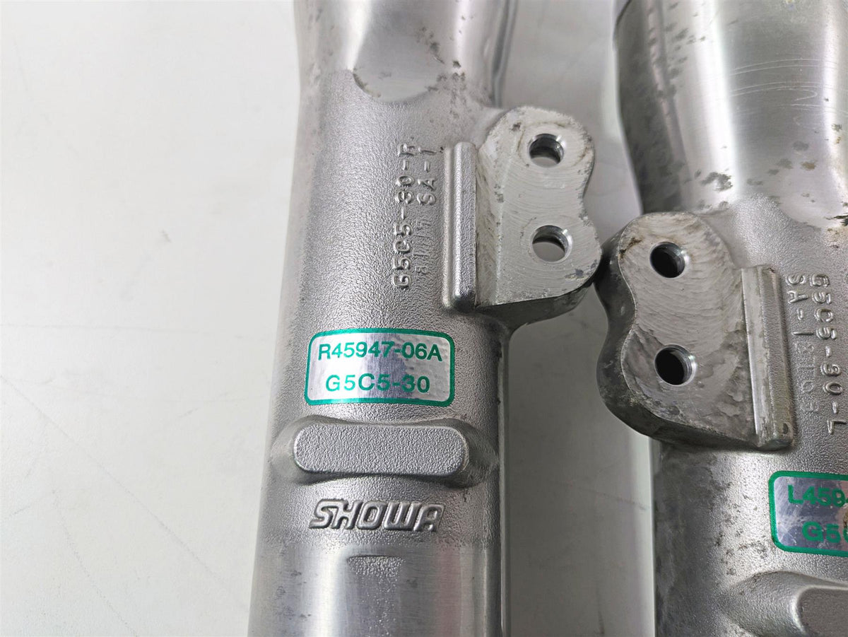 2009 Harley FXDC Dyna Super Glide Straight Front Fork Set 45947-06A 45948-06B {{ shop.shopifyCountryName }} - Mototech271