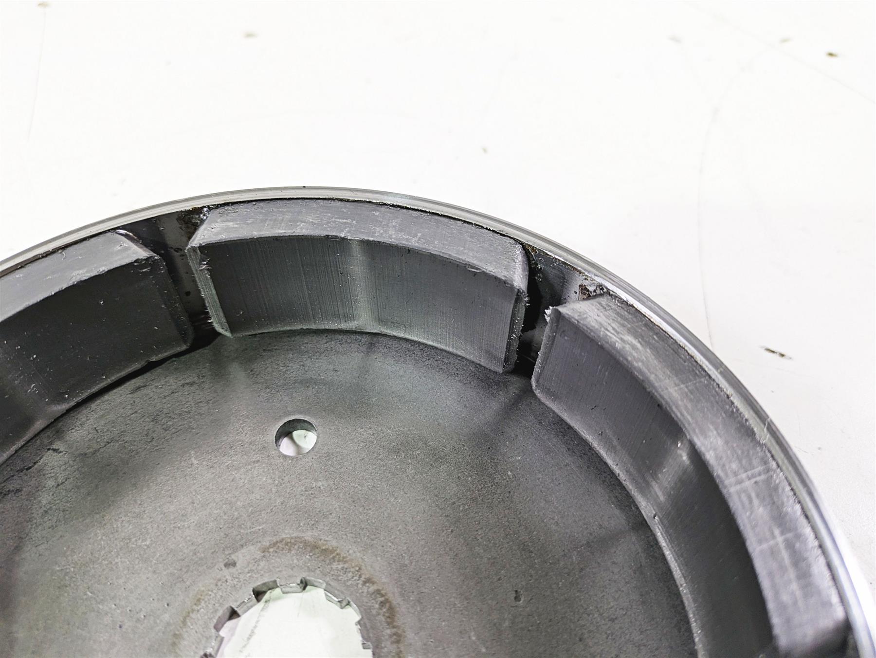 1992 Harley FLSTC Softail Heritage Ignition Rotor Flywheel Fly Wheel 29957-81B {{ shop.shopifyCountryName }} - Mototech271
