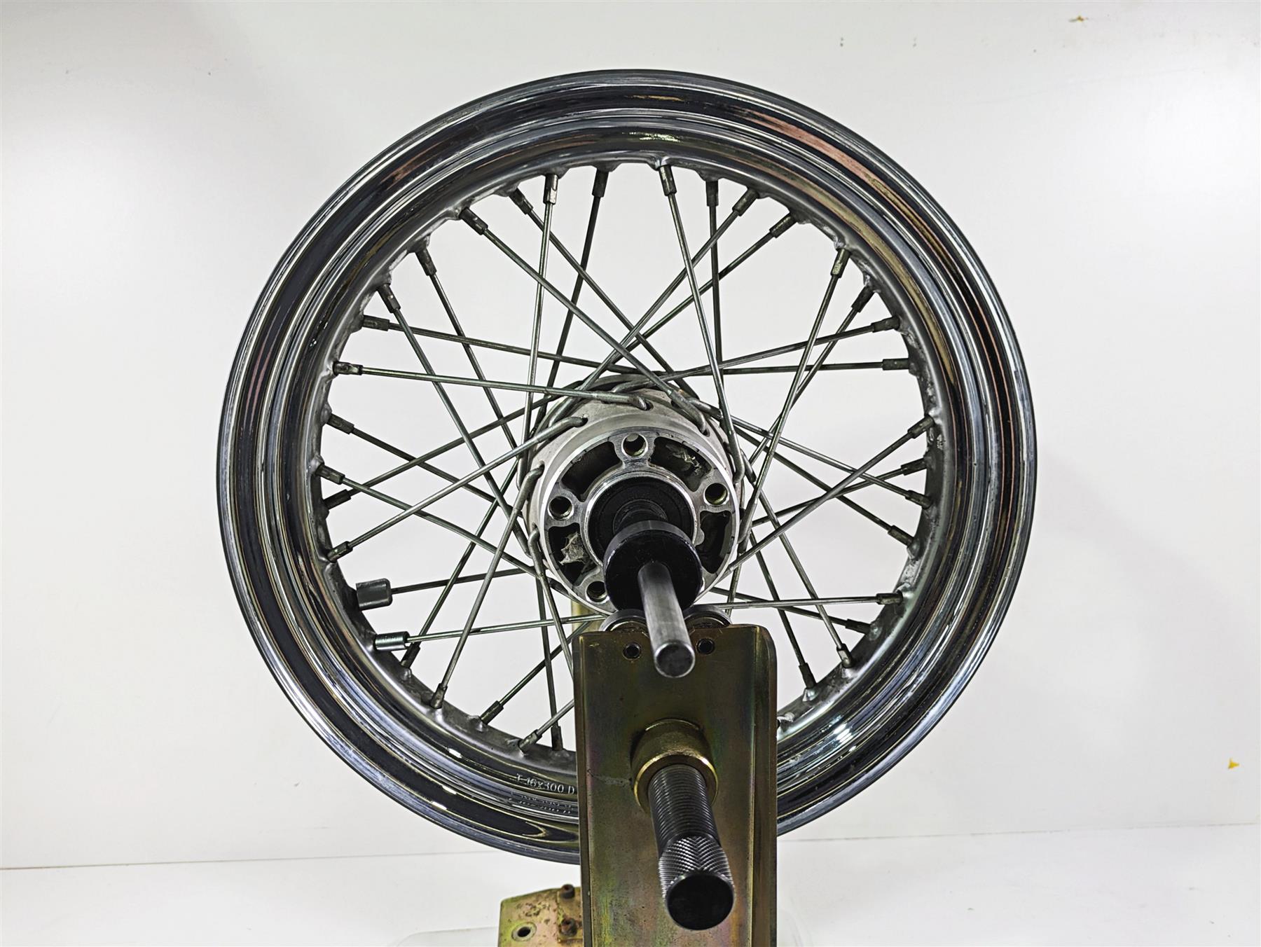 2003 Harley FLSTC Softail Heritage 100th Rear Wheel Rim 15x3 -READ 40700-05A {{ shop.shopifyCountryName }} - Mototech271