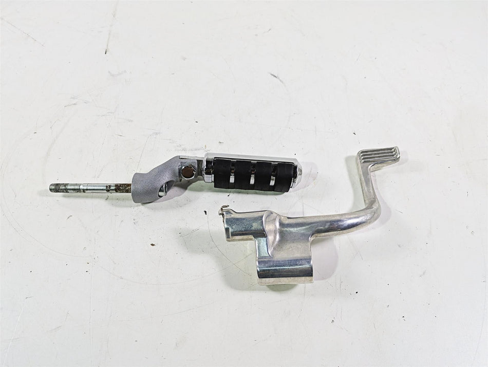2006 Harley VRSCR Street V-Rod Right Front Footpeg & Brake Lever 42704-06 {{ shop.shopifyCountryName }} - Mototech271