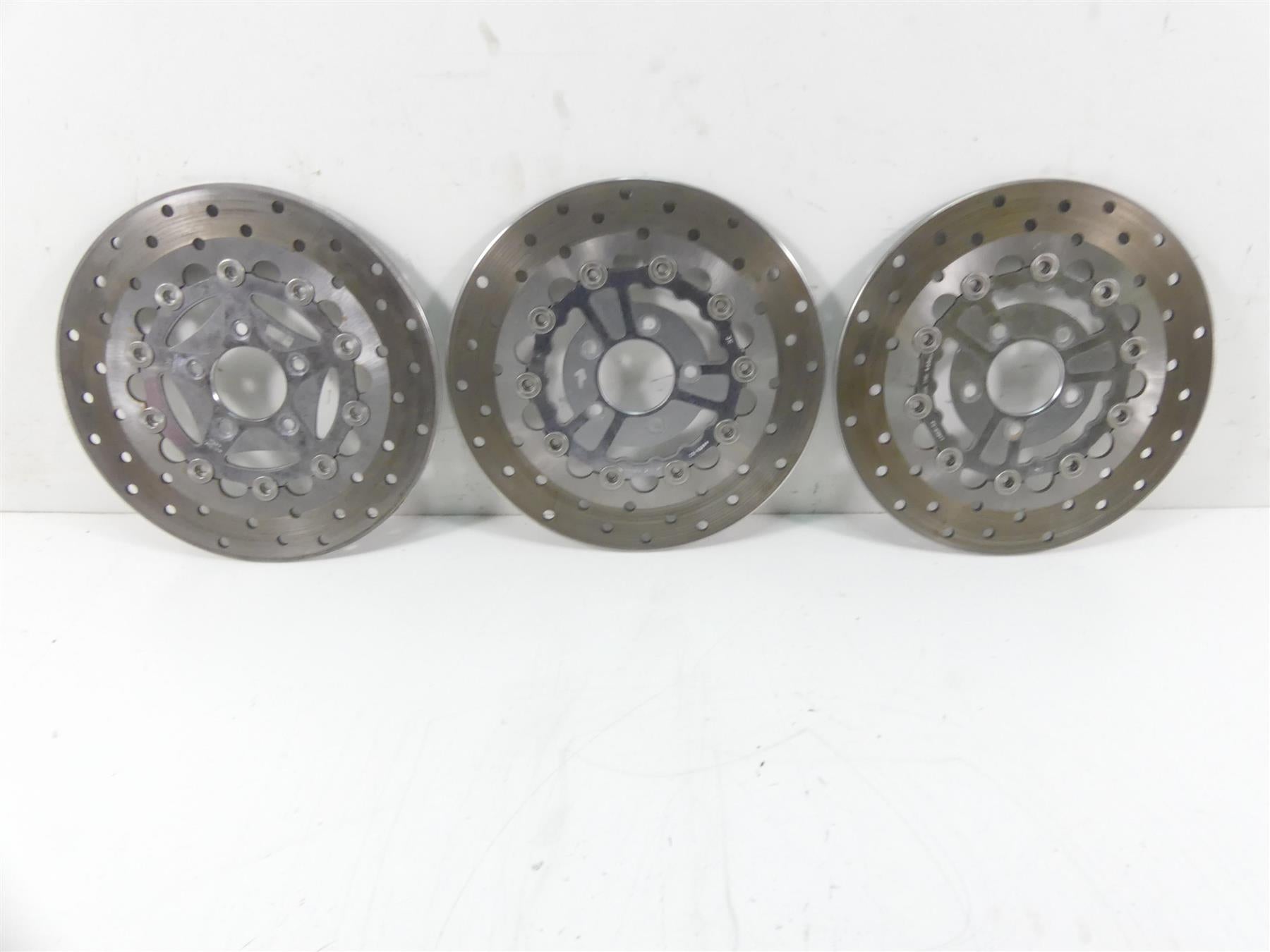 2004 Harley Softail FXSTD SE CVO Deuce Front Rear Brake Rotor Disc Set 44858-02A | Mototech271