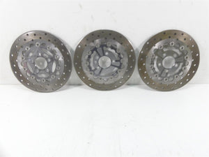 2004 Harley Softail FXSTD SE CVO Deuce Front Rear Brake Rotor Disc Set 44858-02A | Mototech271
