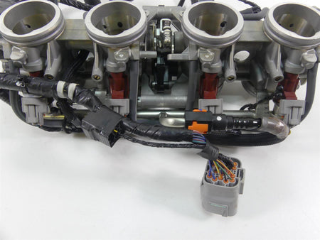 2012 Kawasaki ZX1400 ZX14R Ninja Throttle Body Bodies & Wiring Set 16163-0780 {{ shop.shopifyCountryName }} - Mototech271