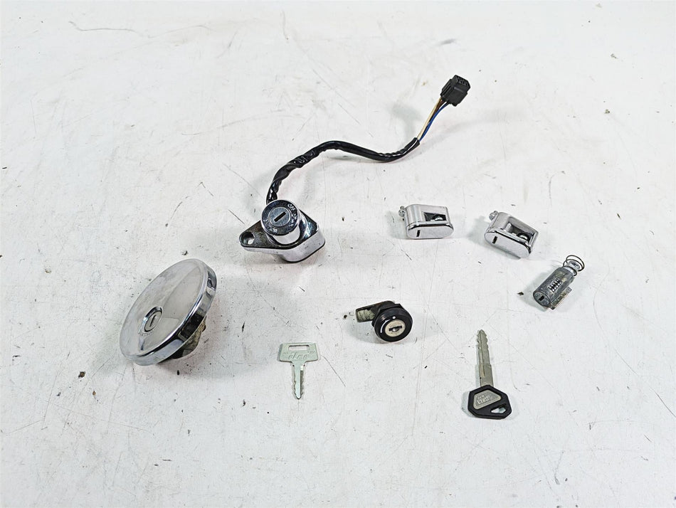1997 Kawasaki VN1500 Vulcan Ignition Switch Key Lock Tank Cap Set 27045-5001 {{ shop.shopifyCountryName }} - Mototech271
