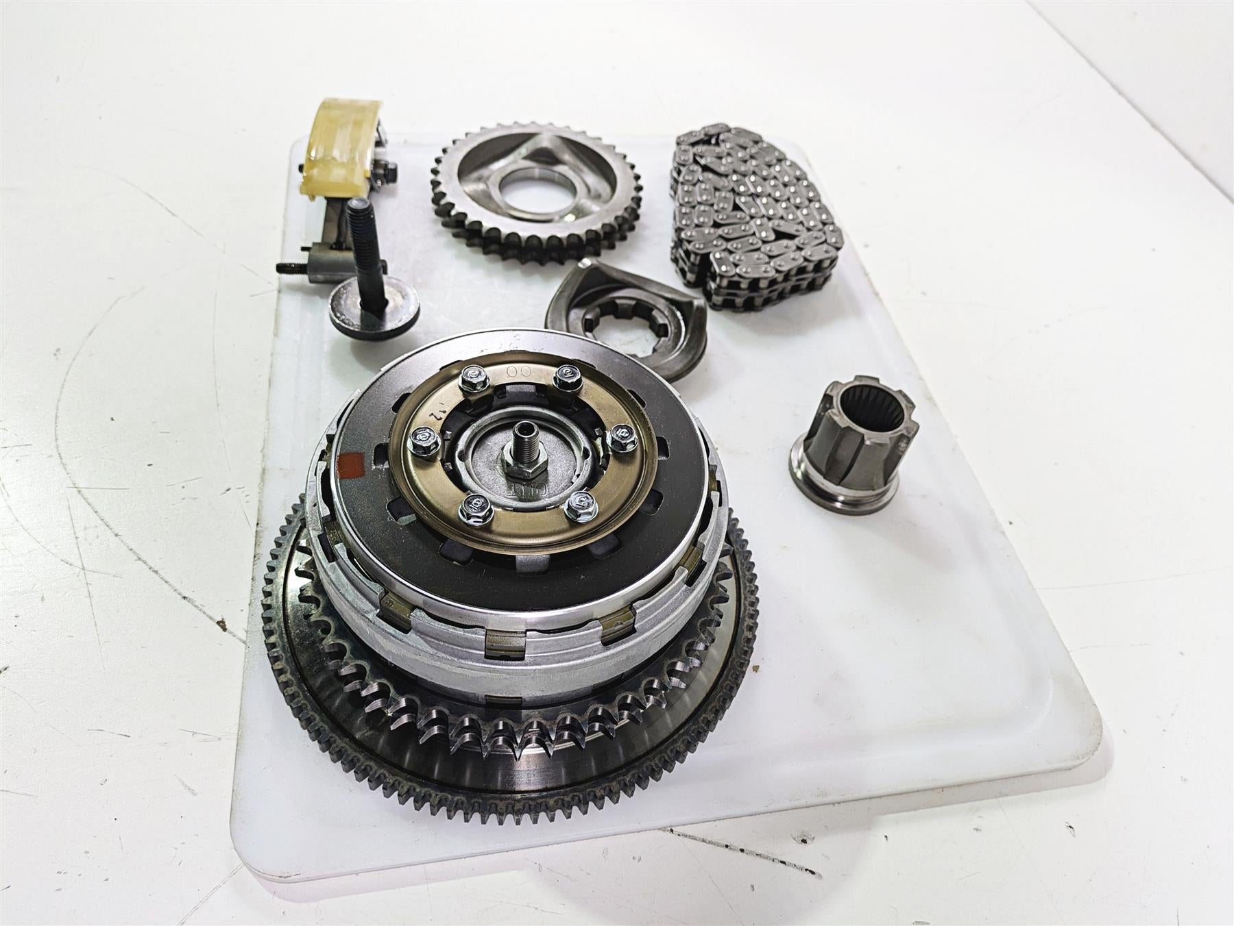 2007 Harley FXDWG Dyna Wide Glide Primary Drive Clutch Kit 37813-06A {{ shop.shopifyCountryName }} - Mototech271