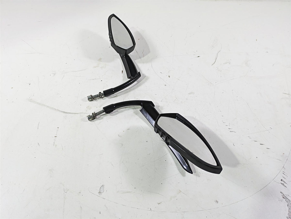 2008 Harley Touring FLHTCU E-Glide 105TH Kuryakyn Black Rambo Scythe Knife Blade Mirrors 1760 {{ shop.shopifyCountryName }} - Mototech271